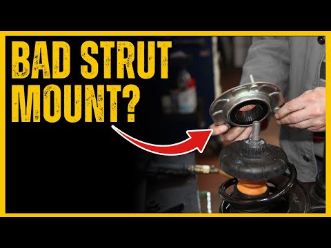 Part of a video titled 5 Symptoms of a Bad Strut Mount: Causes and Replacement Cost