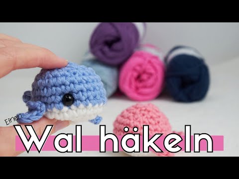Crochet a cute whale. Crochet an amigurumi whale for beginners. Super easy!