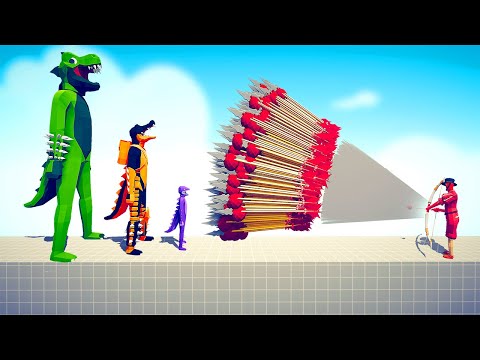 T-REX, SPINOSAURUS, I-REX vs EVERY GOD - Totally Accurate Battle Simulator TABS