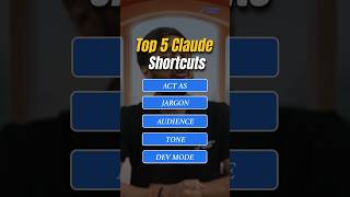 Top 5 Claude Shortcuts that will 10X your Speed