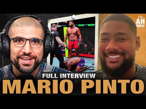 Video: Mario Pinto Describes Battling Imposter Syndrome, UFC Winning Streak, Working in a Homeless Shelter