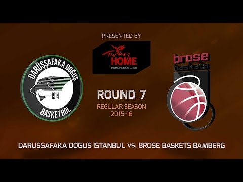 Highlights: RS Round 7, Darussafaka Dogus Istanbul 54-65 Brose Baskets Bamberg