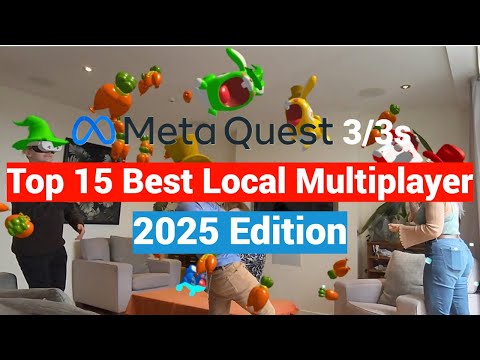 Top 15 Best Local Multiplayer Games On The Meta Quest 2 / 3 / 3s for New Users - 2025 Edition