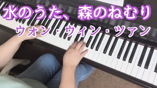 水のうた、森のねむり/ウォン・ウィン・ツァン【ピアノ】BShiスペシャル「九寨溝」テーマ曲　弾いてみました🎵