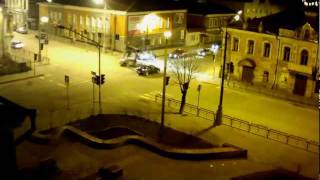preview picture of video 'Авария на перекрёстке в городе Кимры'
