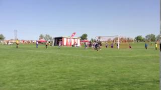 Unlucky clear sets up goal