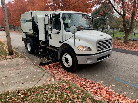 TYMCO 500X Street Sweeper Demo