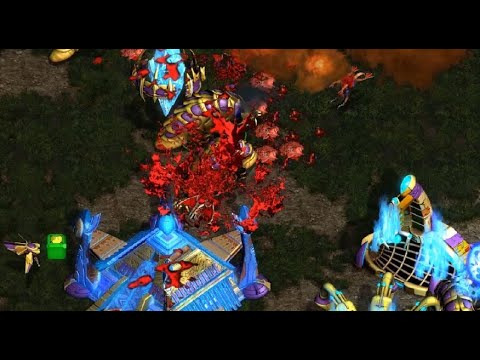 EPIC - Mini (P) vs Queen (Z) on Bloody Ridge - StarCraft - Brood War