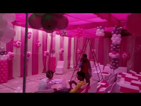 Birthday balloon decoration service