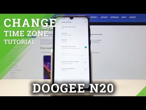 How to Change Date & Time in DOOGEE N20 - Time Settings