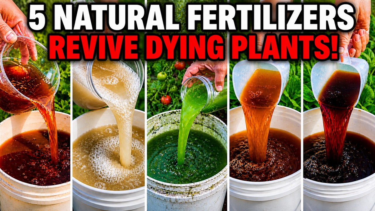 5 Natural Fertilizers That Bring Dying Plants Back to Life (What Actually Works)