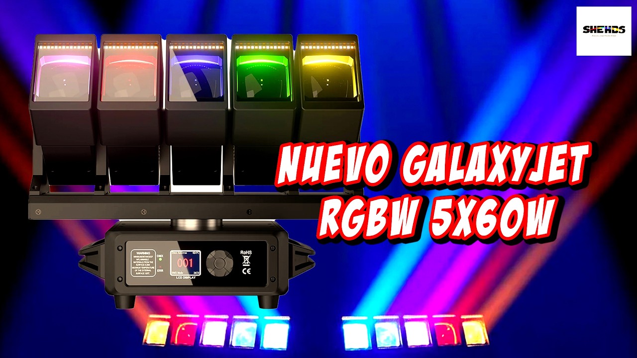 <strong>SHEHDS LED BEAM 5X60W RGBW BRUTAL!!!</strong>