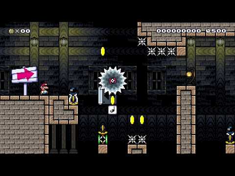 Super Mario Maker - Pro Problems: Bombs in Catacombs