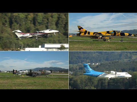 1.10.2019 Airport Buochs (short Visit) - Airbase Emmen with Hunter, Vampire, ATR42/72