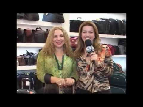 Escolha a mala certa com a Gleire no Programa Tarde VIP