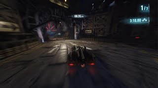 BATMAN: ARKHAM KNIGHT Cobblepot's Causeway 3 Laps (Original Arkham Batmobile)
