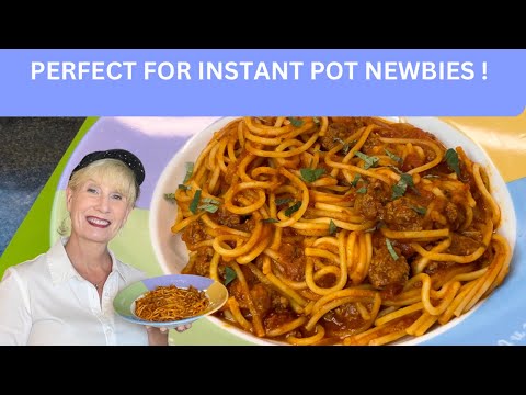 Perfect Instant Pot Spaghetti For Instant Pot Beginners like Me : Super Quick and Easy !