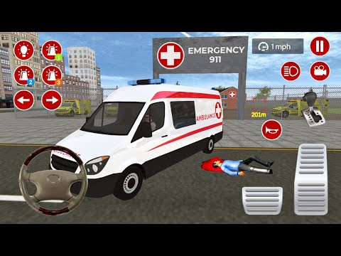 Amrican Emergency 911 Ambulance Van Driving Simulator - Android Gameplay