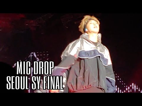 BTS - Mic drop in SEOUL SPEAK YOURSELF FINAL 191027