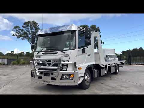 Hino Truck Sydney Australia - Hino 500 Series - 1124 FD Suburban Tilt Tray Recovery Vehicle Car