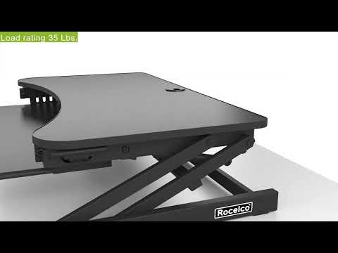 Rocelco DADRB – Sit Stand Desk Riser