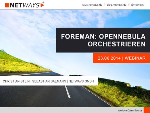 Foreman: OpenNebula orchestrieren (Webinar vom 26. Juni 2014)