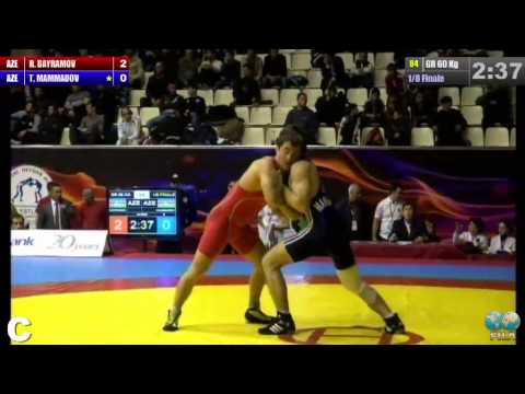 GGP2013 / Rovshan BAYRAMOV (AZE) - Taleh MAMMADOV (AZE) - GR 60 kg 1/8 final match
