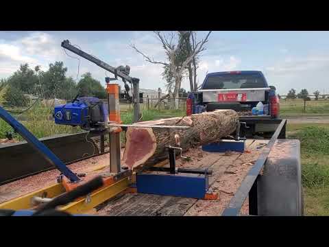 milling on norwood pm14 with holzfforma g660 stihl clone