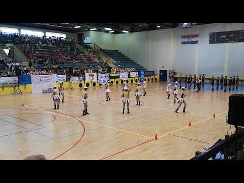MAŽORETKE DOBOVA - skupina JUNIOR - figurativa - evropski pokal ADA Vukovar 2019