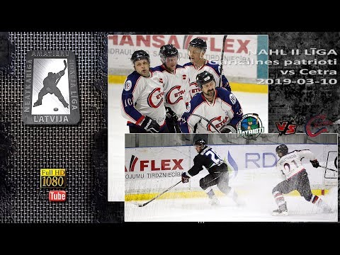 NAHL Riga (2019-03-10). Garkalnes patrioti vs Cetra (II liga)