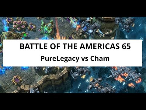 Starcraft 2 - Battle of the Americas 65 - Cham vs PureLegacy PtBr