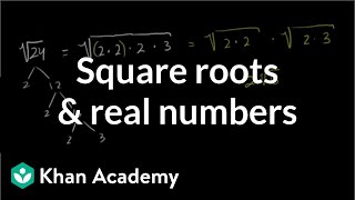 Square roots and real numbers | Pre-Algebra | Khan Academy