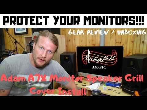 PROTECT YOUR MONITORS - Adam A7X-Monitor Speaker Grill Covers