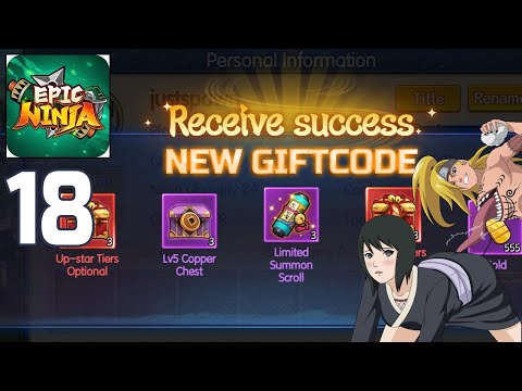 Naruto Ninja Legacy - Gameplay Walkthrough Part 18 (Android) Epic Ninja God New Gift Code