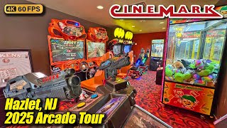 Cinemark Hazlet 12 (Hazlet NJ), September 2025 arcade tour, new 4K full walkthrough