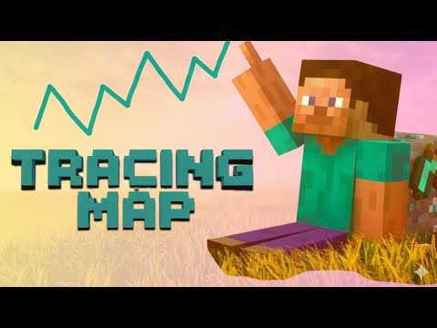 Minecraft – Satie - Relaxing Tracing Map for Kids 👆🎵 Gymnopédie
