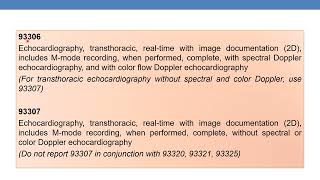 2023 CPT CODING GUIDELINES  FOR ECHOCARDIOGRAPHY
