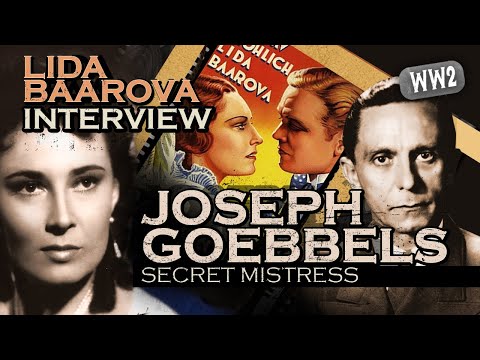 Interview with Joseph Goebbels secret mistress - LIDA BAAROVA