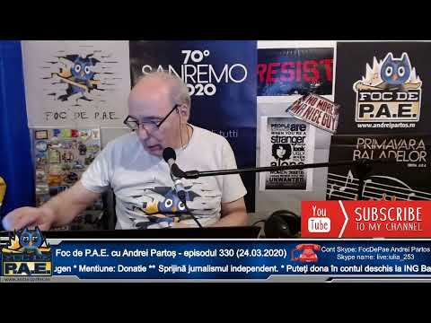Foc de P.A.E. cu Andrei Partoș - episodul 330 (24.03.2020)