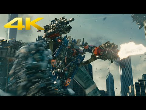 Optimus Prime vs Driller - Final Battle Part IX | Transformers Dark of the Moon (2011) 4K