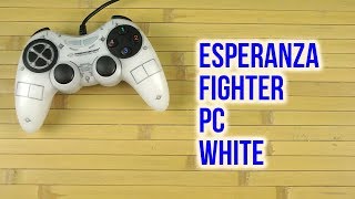 Esperanza Fighter PC White (EGG105W) - відео 1