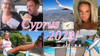 CYPRUS 2022 DAY 1!🇨🇾 - Family Trip, Travelling, Luxury Villa & More!🥰✈️