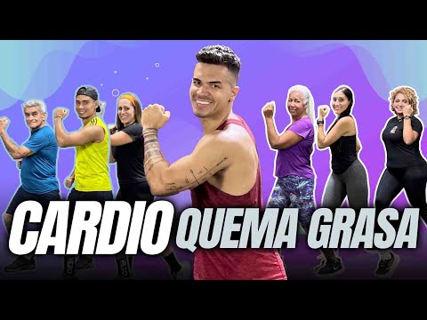 RUTINA DE CARDIO PARA ADELGAZAR TODO EL CUERPO | CARDIO QUEMAGRASA SIN SALTOS