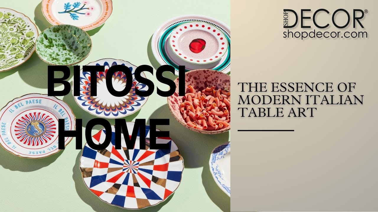 SHOPDECOR |🎨 Bitossi Home: The Art of Italian Table Design | Luxury Ceramic Plates 🍽️✨