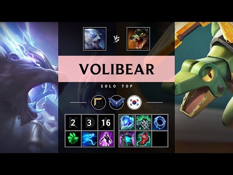 Volibear Top vs Renekton - KR Diamond Patch 25.13