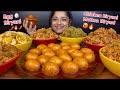 CHICKEN BIRYANI MUTTON BIRYANI EGG BIRYANI VEGETABLE BIRYANI WITH SPICY EGG CURRY ASMR MUKBANG