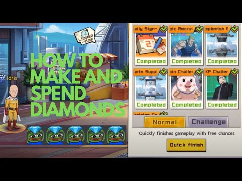 One Punch Man: The Strongest. How to make and spend diamonds for fast in-game progression.