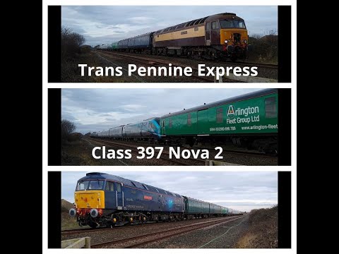 Prestatyn 5.2.2019 - Trans Pennine Express Class 397 397001 Nova 2 first move - ROG 47815 & 57312
