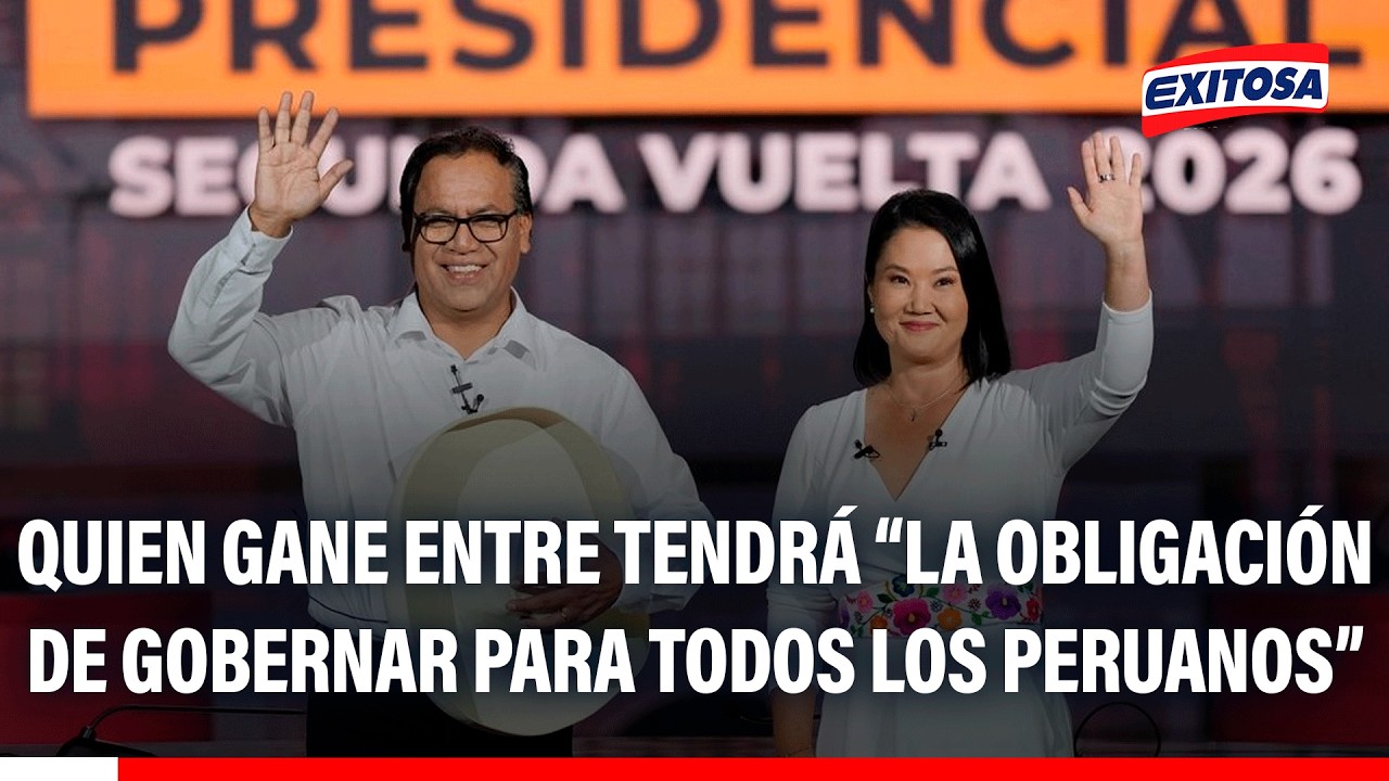 🔴🔵 Juan Sheput: Quien gane tendrá "la obligación de gobernar para todos los peruanos"