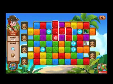 Lost Island Blast Adventure Level 1020 NO BOOSTERS - A S GAMING